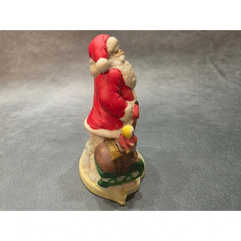 RSVP 1991 Sweden Santa Figurine Reindeer‎ Sled Christmas Collectible 8905